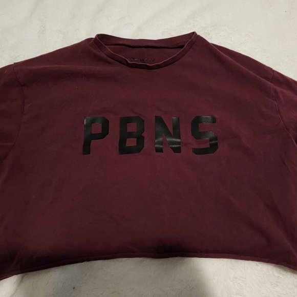 Proud-Never Satisfied Crop - Burgundy - Picture 1 of 3